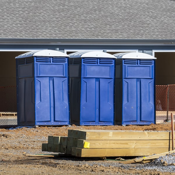 are there any restrictions on where i can place the porta potties during my rental period in Curran